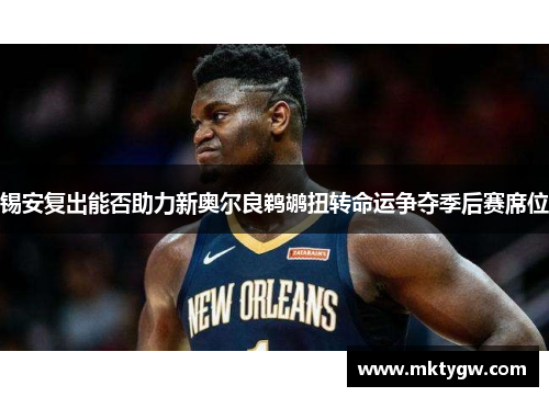 锡安复出能否助力新奥尔良鹈鹕扭转命运争夺季后赛席位