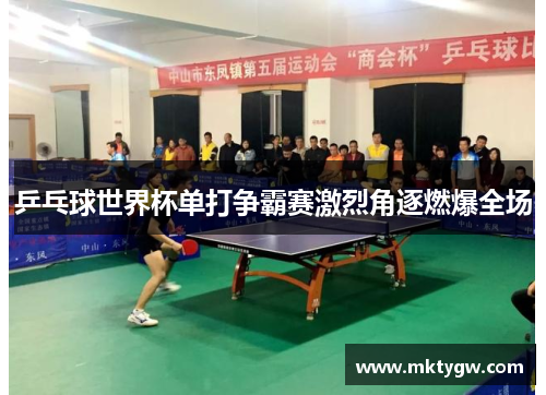 乒乓球世界杯单打争霸赛激烈角逐燃爆全场